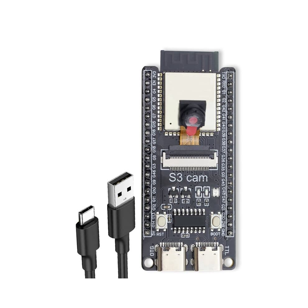 N16R8 ESP32-S3 CAM Board with OV3660 Camera Module, Type-C USB Cable, 1-3PCS WiFi  Development Board