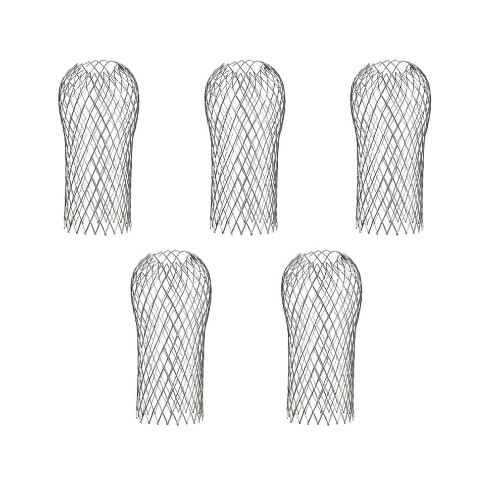 5PCS 3.5 Inch Adjustable Aluminum Gutter Downspout Guards - Expandable Leaf Filter Strainer, Heavy-Duty Gutter Protector