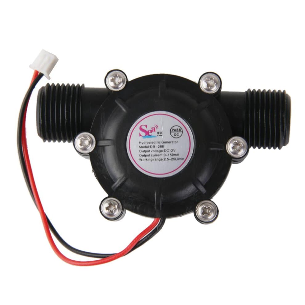 DC12V Micro Hydro Turbine Generator High Power Flow Hydraulic Water Ch