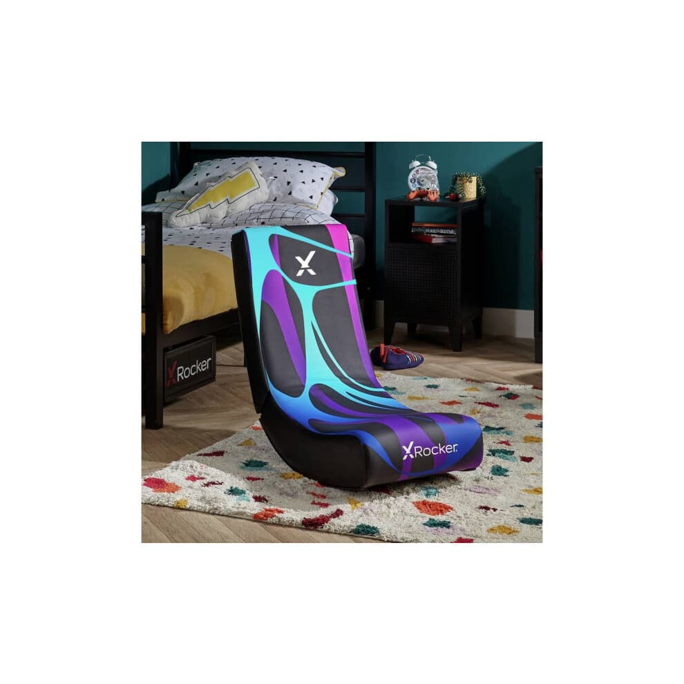 X Rocker Galaxy Video Rocker Junior Gaming Chair - Purple