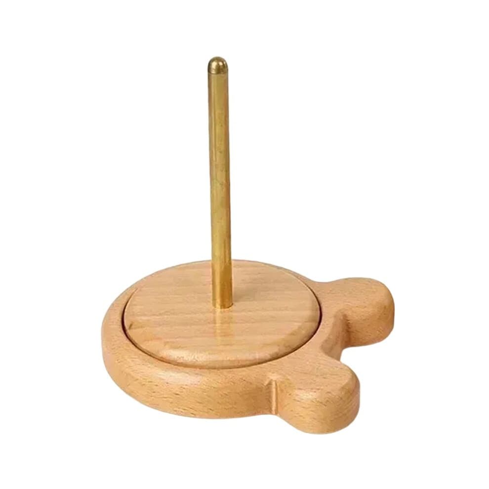Wooden Yarn Holder Knitting Tools Beginner Crochet Accessories Stand Sewing Thread Spool Wool  Winder Stand Tool A