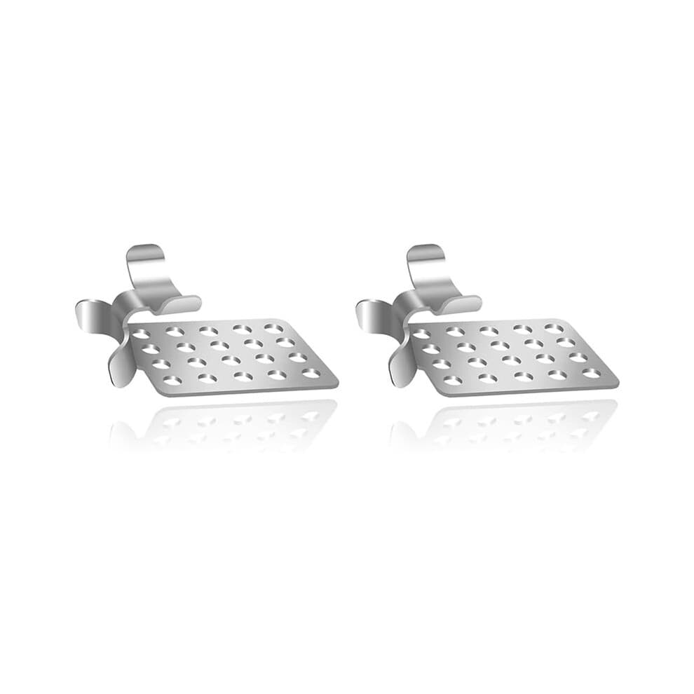 Roof de-Icing Cable Clips, 100 Pack Metal Clip, Heat Cable Roof Clip, Aluminum Roof Clips, Deicing Cable Clips