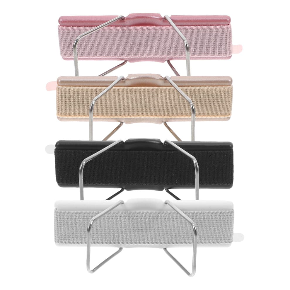 4Pcs Multi Color Metal Elastic Phone Grip Holders Universal Strap