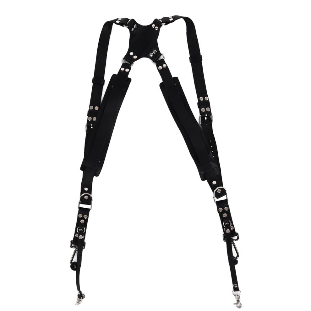Professional Dual Shoulder Camera Strap With Ergonomic X Back Design, Full Grain Leather Double Harness Ensuring Safe And Comfortable Use For Wedding
