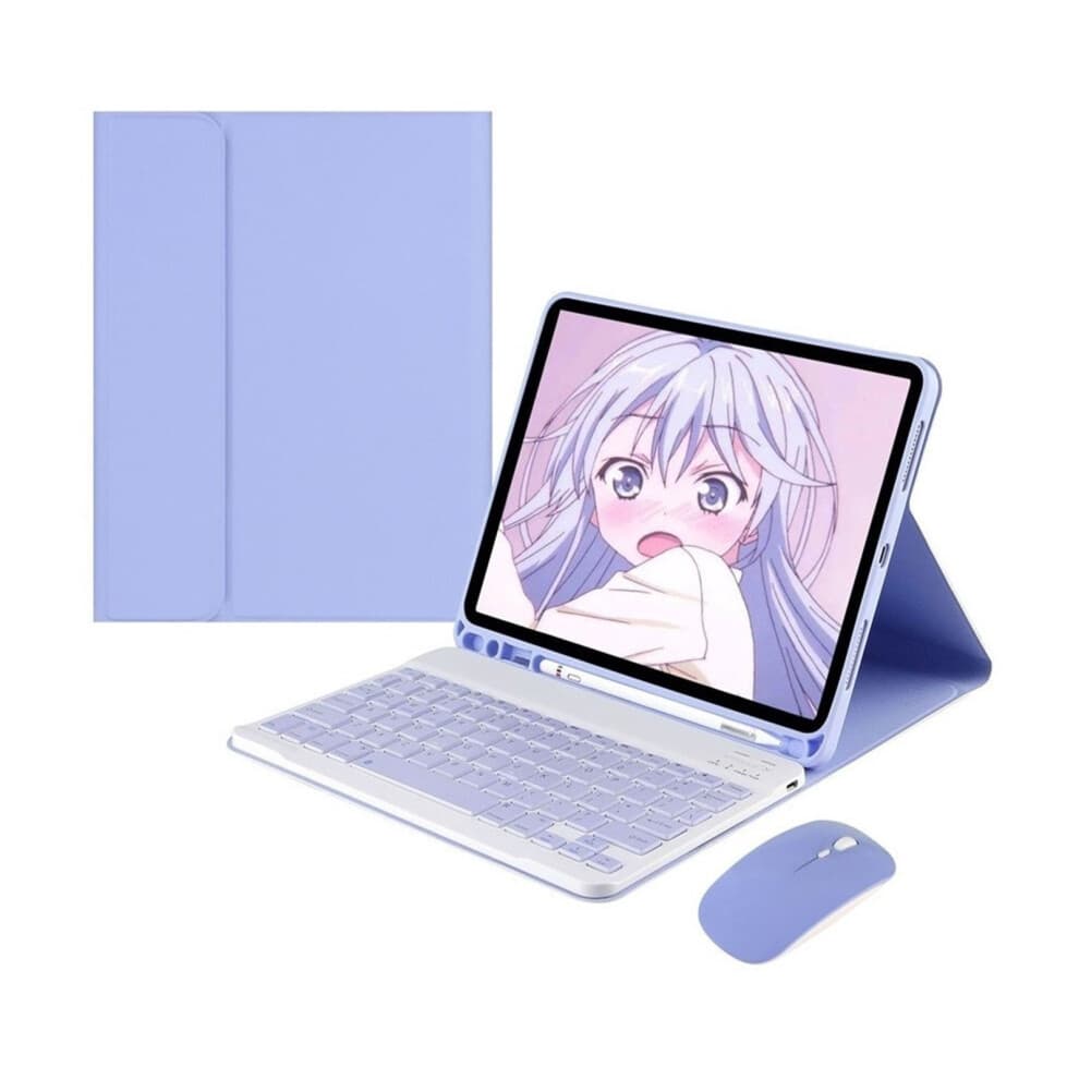 Keyboard Case compatible with iPad Air 2 & Pro 9.7 with Mouse - Ultimate Protection & Versatile Functionality
