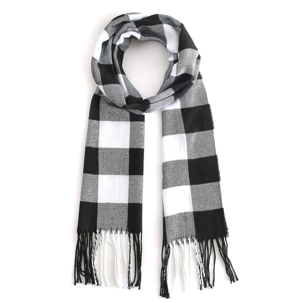 Women's Fashion Long Shawl Big Grid Winter Warm Lattice Large Scarf