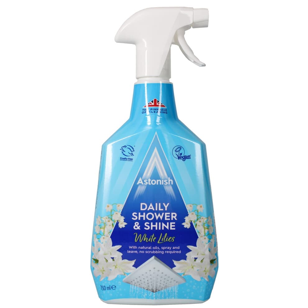 Astonish Daily Shower and Shine, Vegan and Cruelty-free Shower Spray,