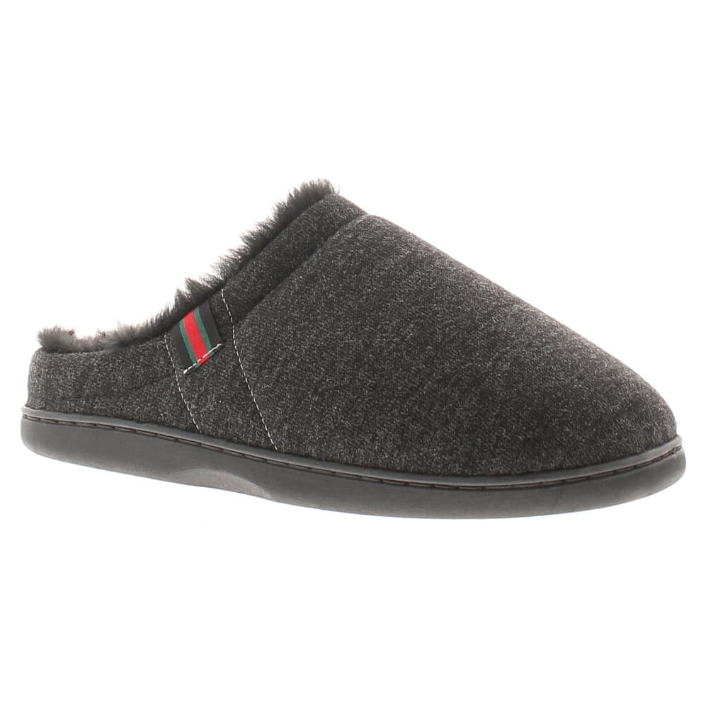 (Black, 12 (Adults')) Rockstorm Mens Mule Slippers Textile Grange black UK Size