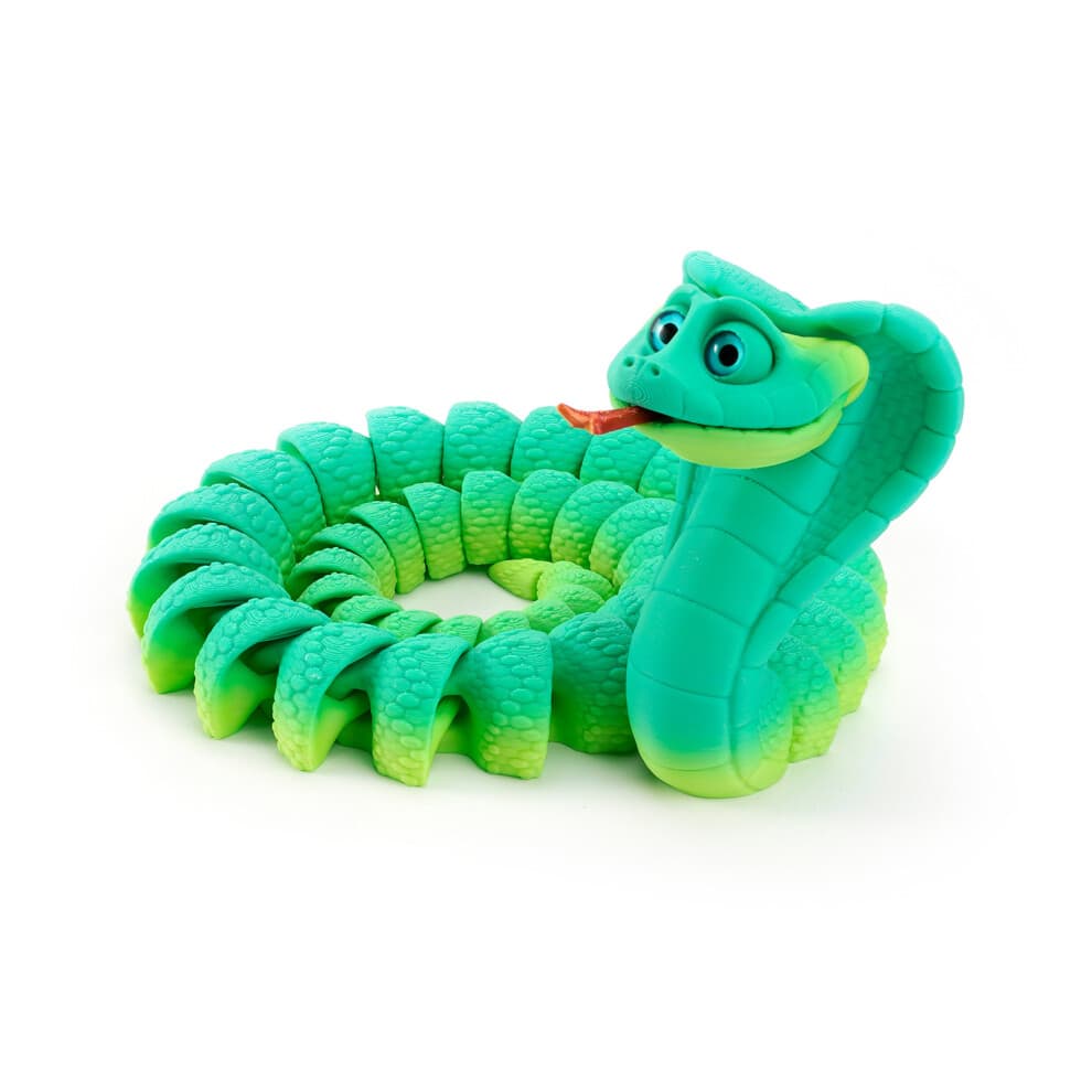 3D Printed Cobras 3D Printed Animal Fidgety Toy Stress-B 1
