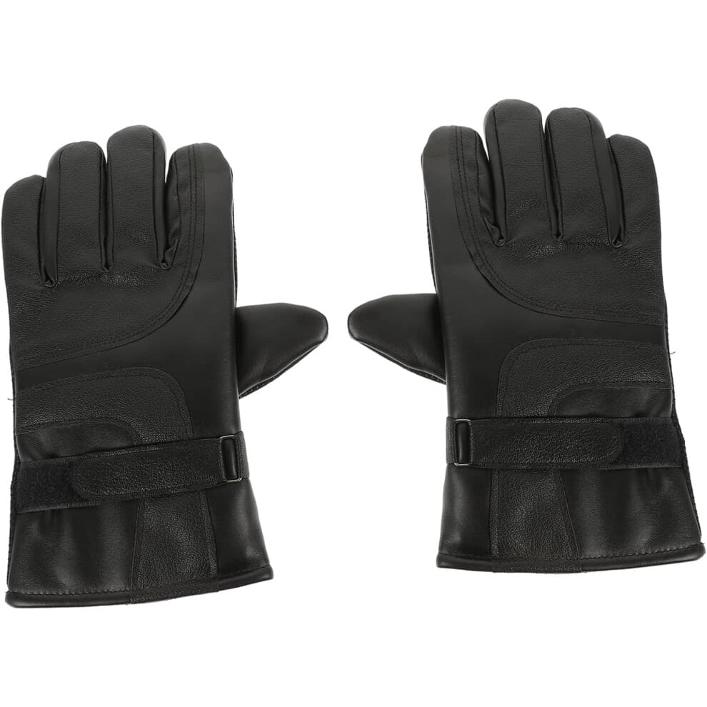 Motorcycle Electric Heating Gloves 4 Temperature Settings Touch Screen Waterproof for Cold Weather Riding Random Color