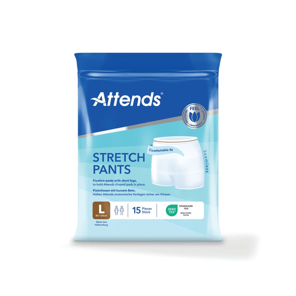 Attends Stretch Boxer Pants L x12 (Pack of 15) 37093