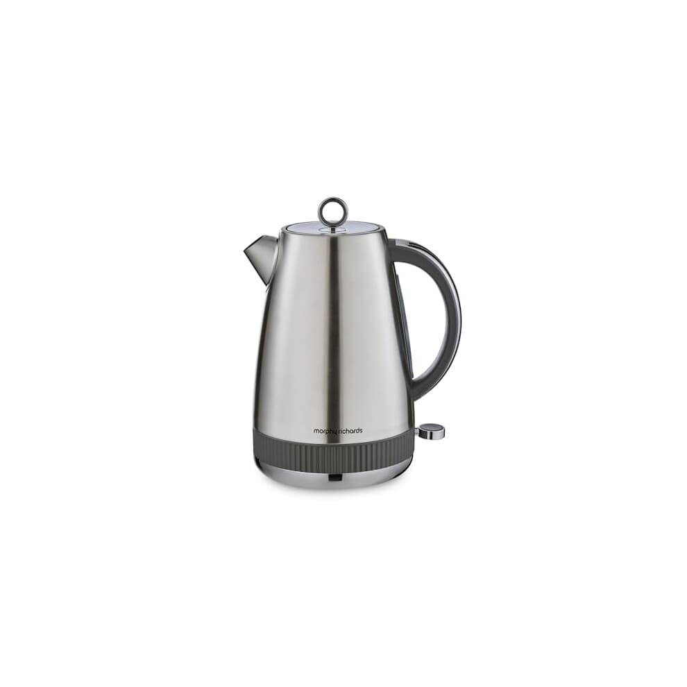 Morphy Richards Mexborough 1.7L Kettle, Stainless Steel, 3K Rapid Boil, 360 Base, Anti-Lime Scale Filter, Boil Dry Protection, Illuminated On/Off