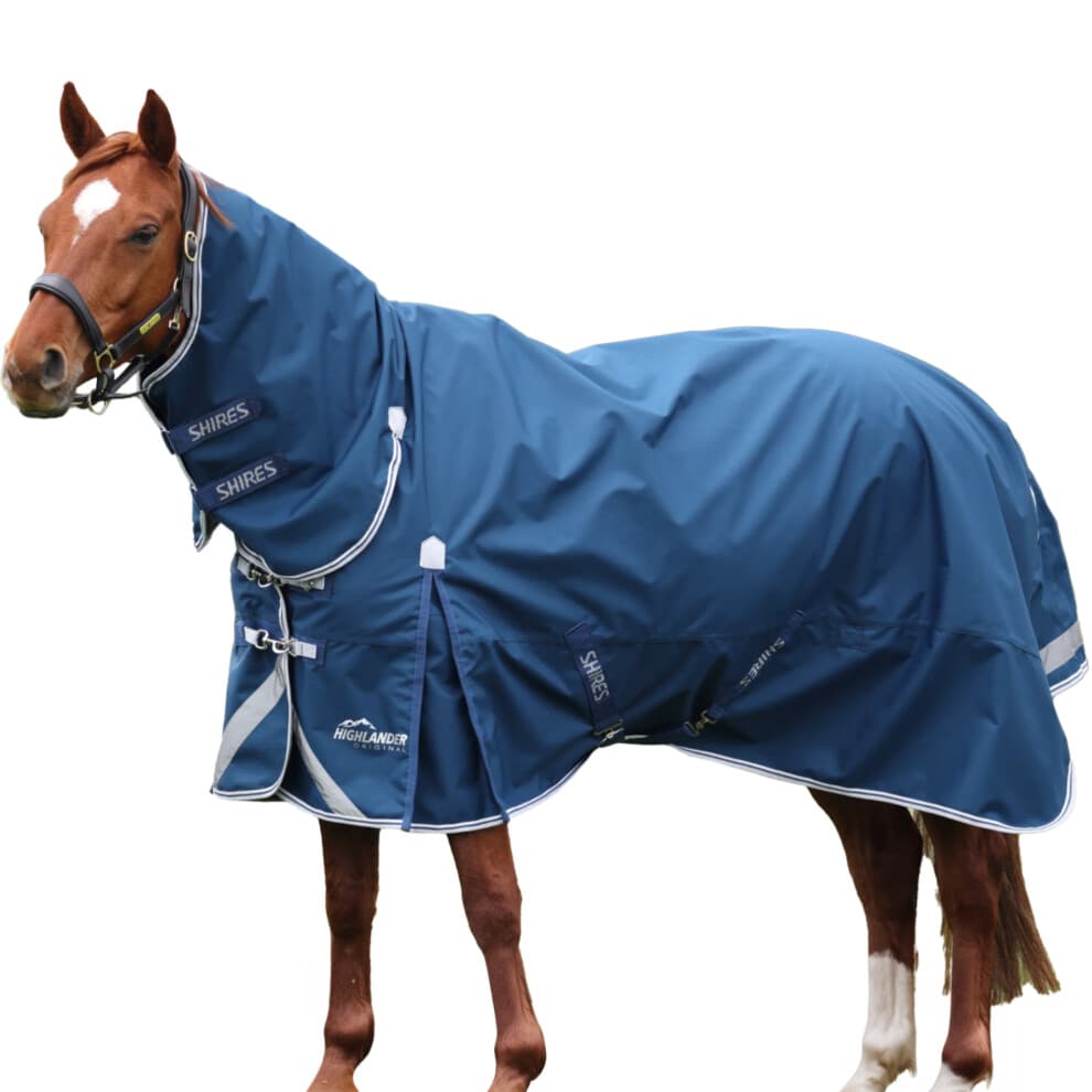 (7' 2", Ocean) Highlander Combo Neck 50g Horse Turnout Rug