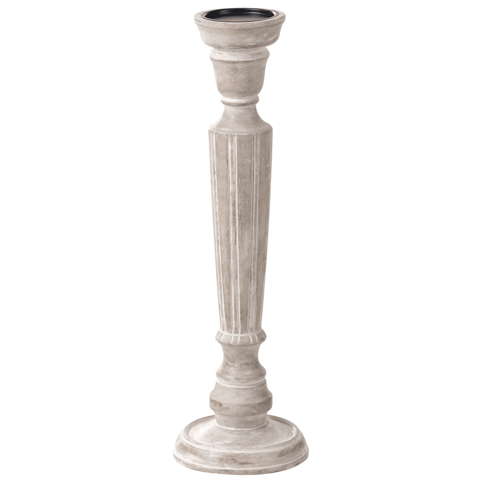Candle Holder MALLAWI Mango Wood 50 cm Light Brown