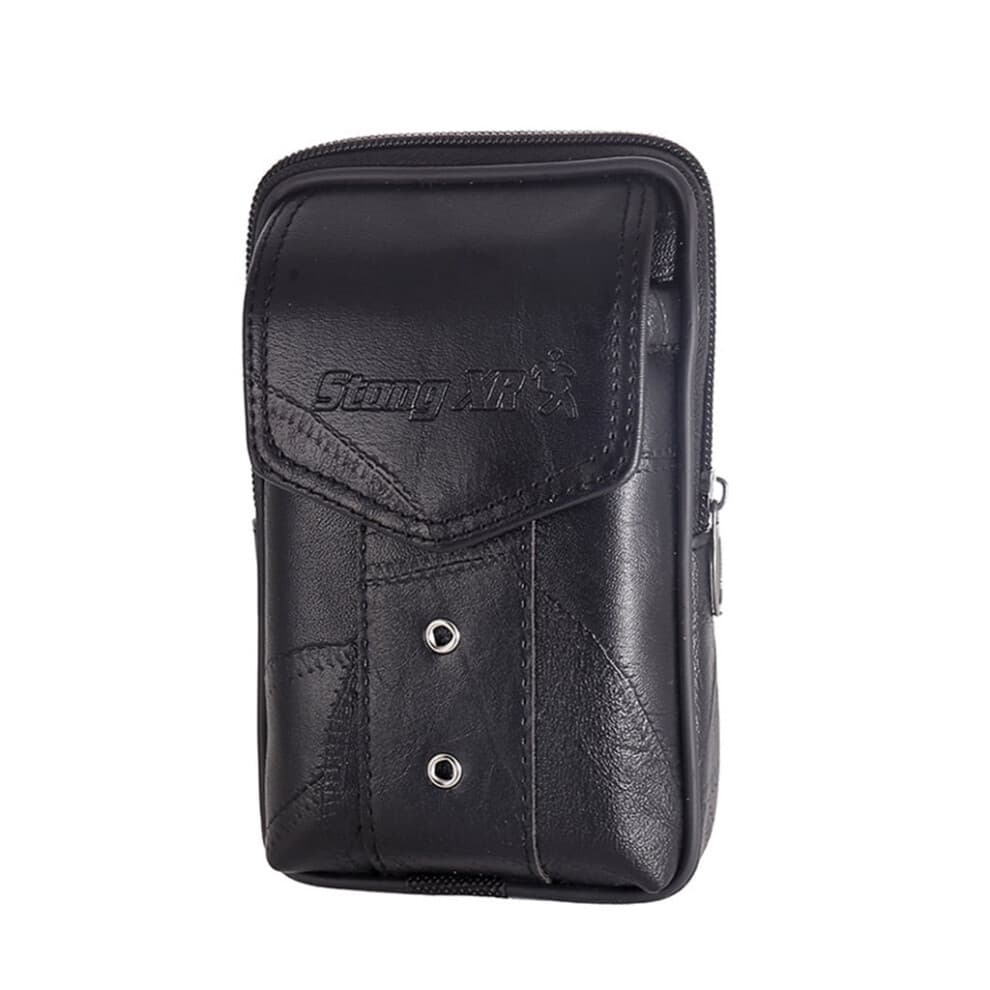 Men's Vintage Waist Bag Phone Pouch with Belt Loop