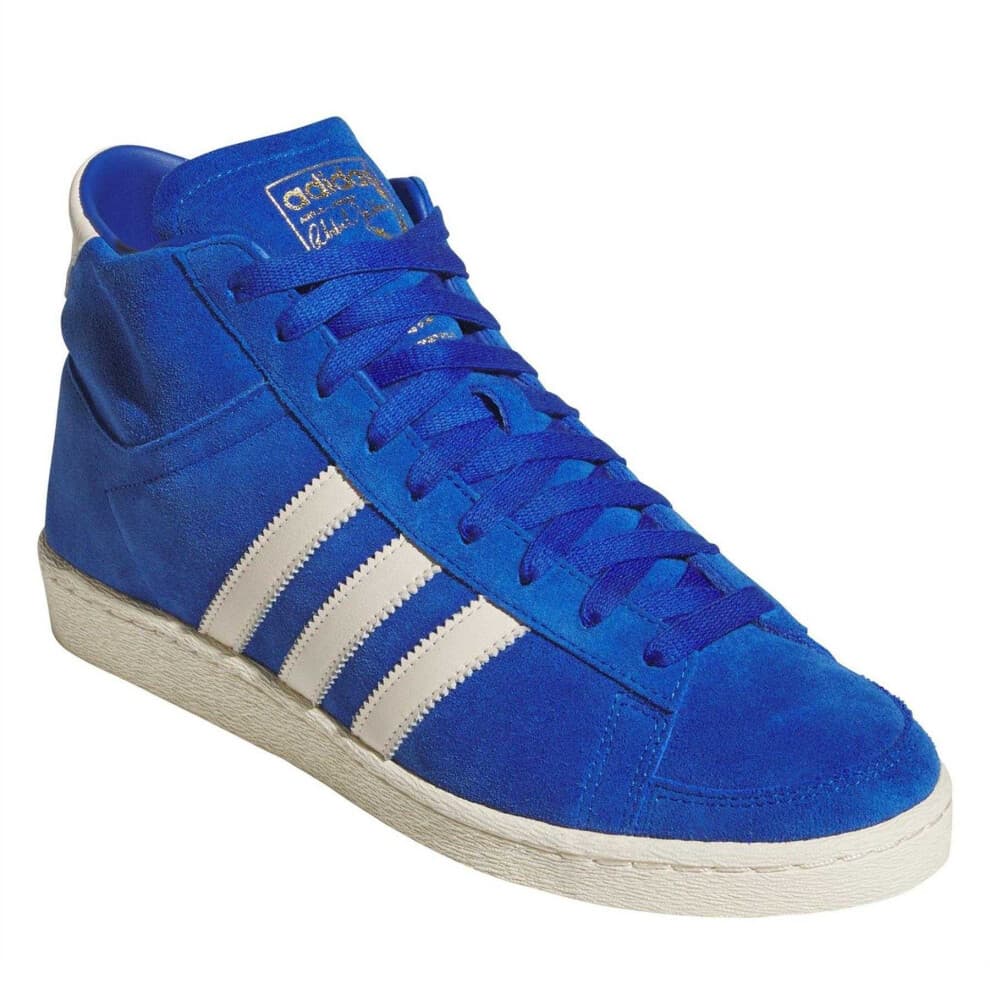 (8.5 UK, Team Royal Blue) Adidas Mens Jabbar Suede High-top Basketball Trainers
