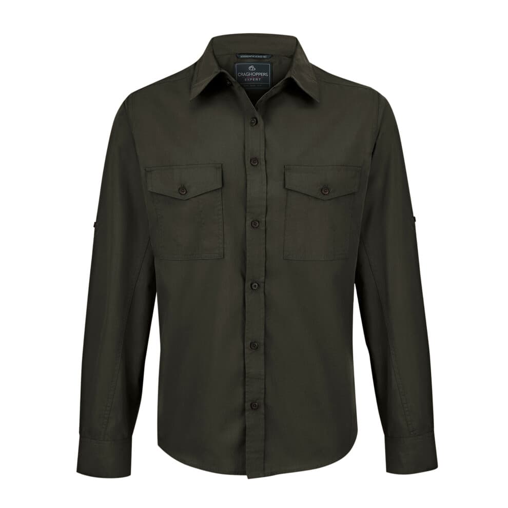 (M, Dark Cedar Green) Craghoppers Mens Expert Kiwi Shirt