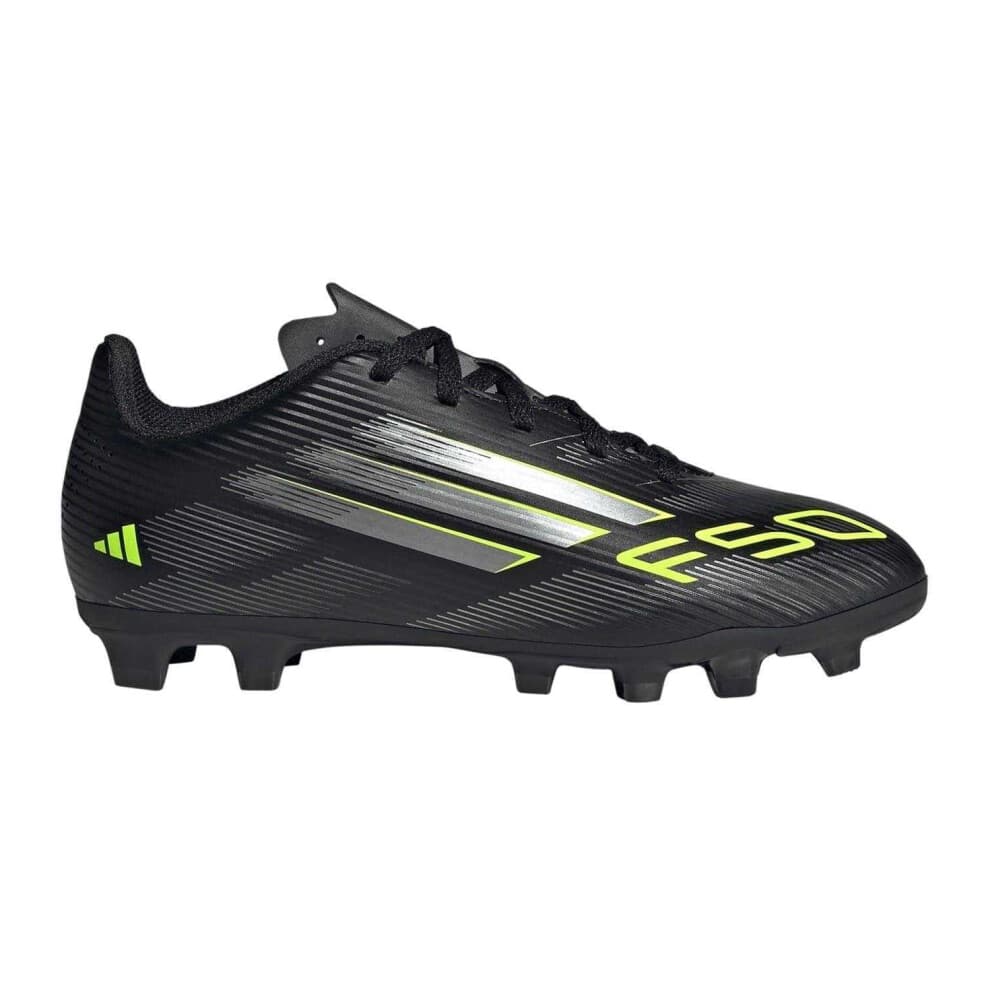 (4 UK, Black/Lemon) Adidas Childrens/Kids F50 Club Firm Ground Football Boots