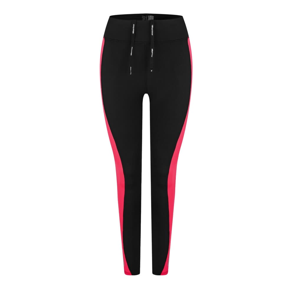 (16 UK, Black/Pink) Karrimor Womens/Ladies Running Tights