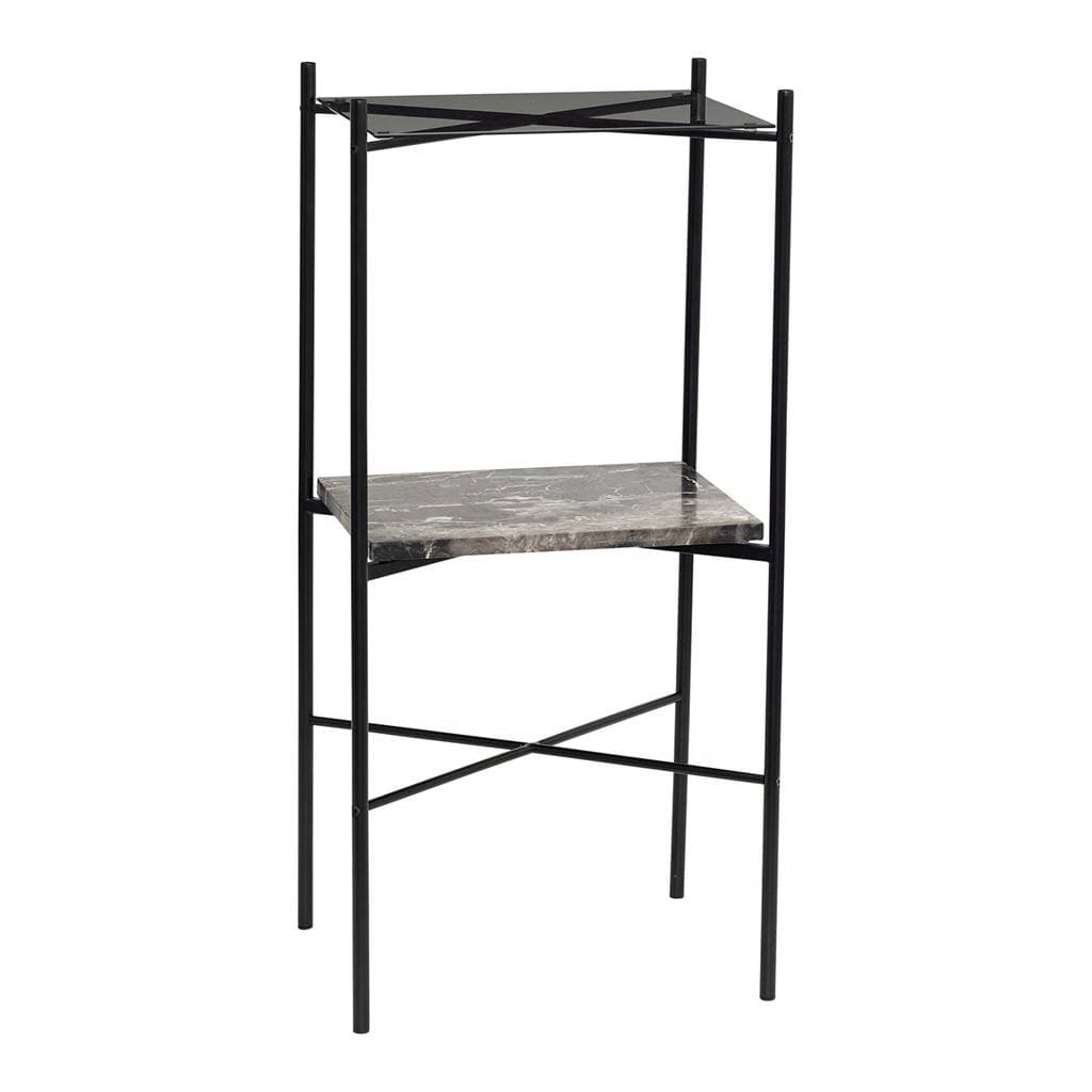 Hubsch Side table gray metal - Copy