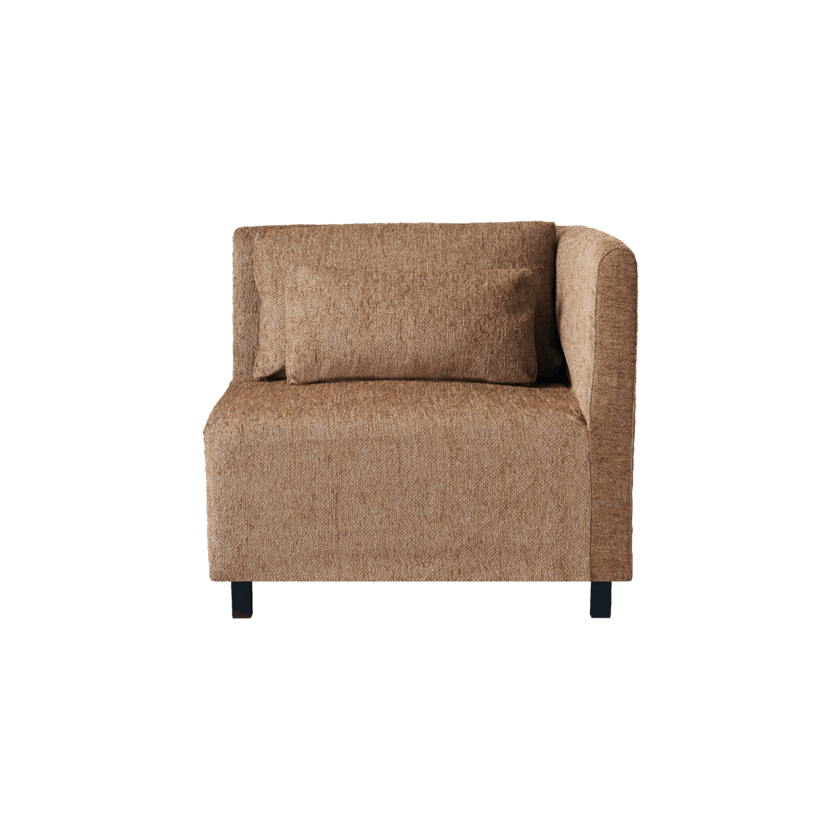 House Doctor Camphor sofa module corner element incl 2 cushions - camel