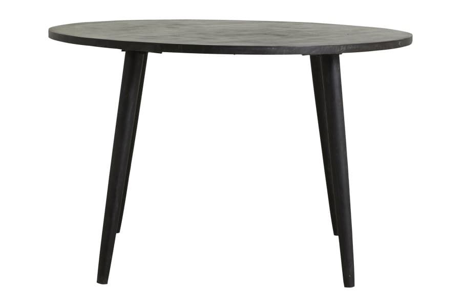 Nordal Hau round dining table - black