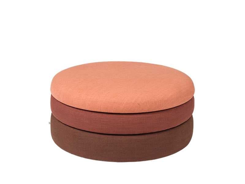Broste Copenhagen Pond pouf rust - Ø68XH30CM