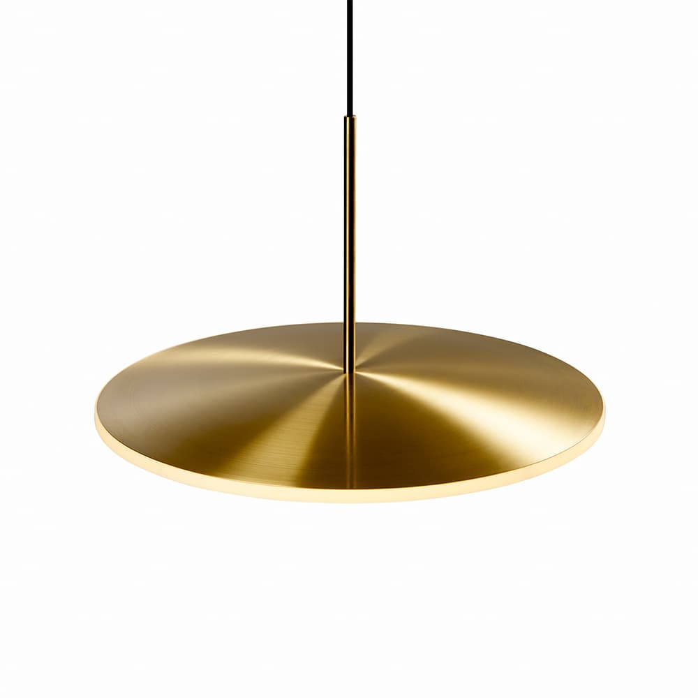 Graypants Dish17h hanging lamp brass - GP-283