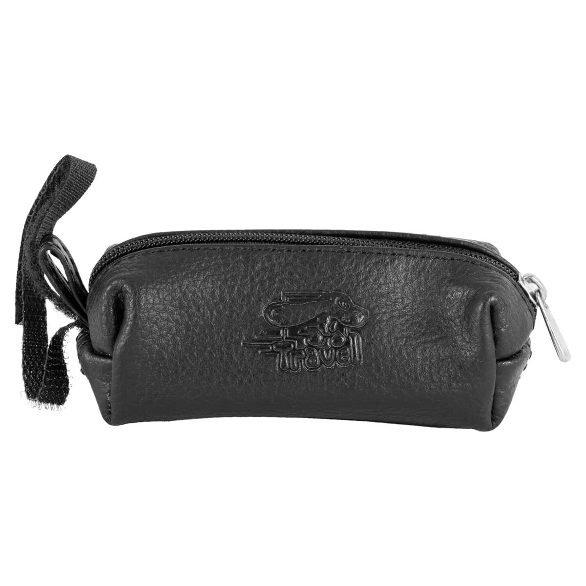 Show Tech Leather Travel Poop Bag Holder - Black