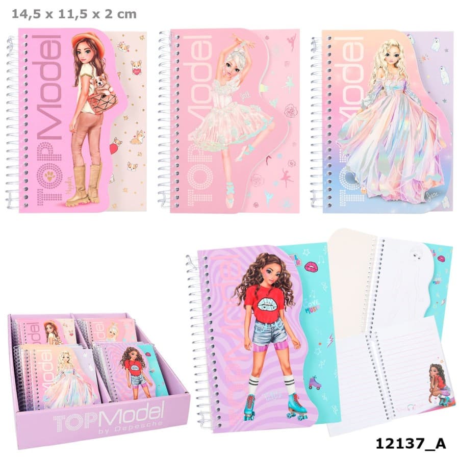 TOPModel Mini Spiralbound Design and Notes Book