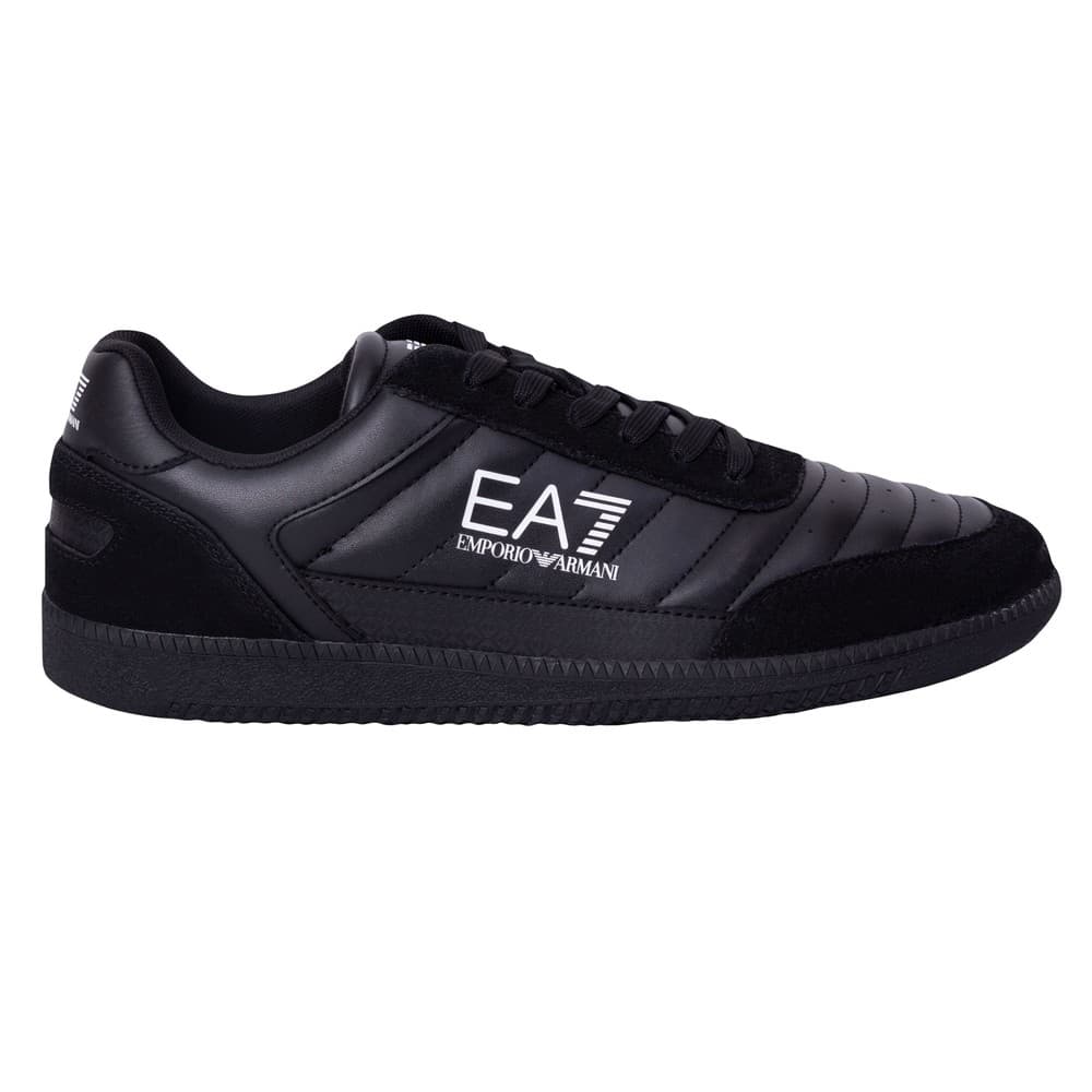 Logo Leather Trainer