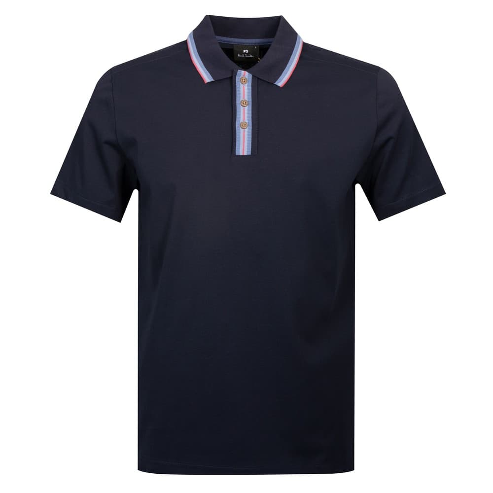 Contrast Collar Polo