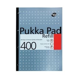 Pukka Pad Ruled Metallic Four-Hole Refill Pad Side Bound A4 (5 Pack)