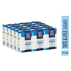 Tate & Lyle Granulated Fairtrade Sugar 15x1kg