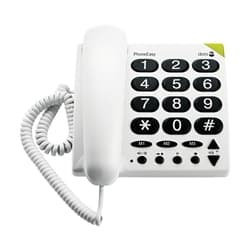 Doro Big Button TeleWhite Phone