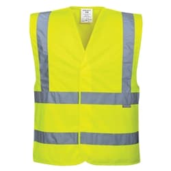Hi-Vis Two Band & Brace Vest (Yellow) XX3X