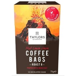 Taylors of Harrogate Hot Lava Java Coffee Bags Pack 10s