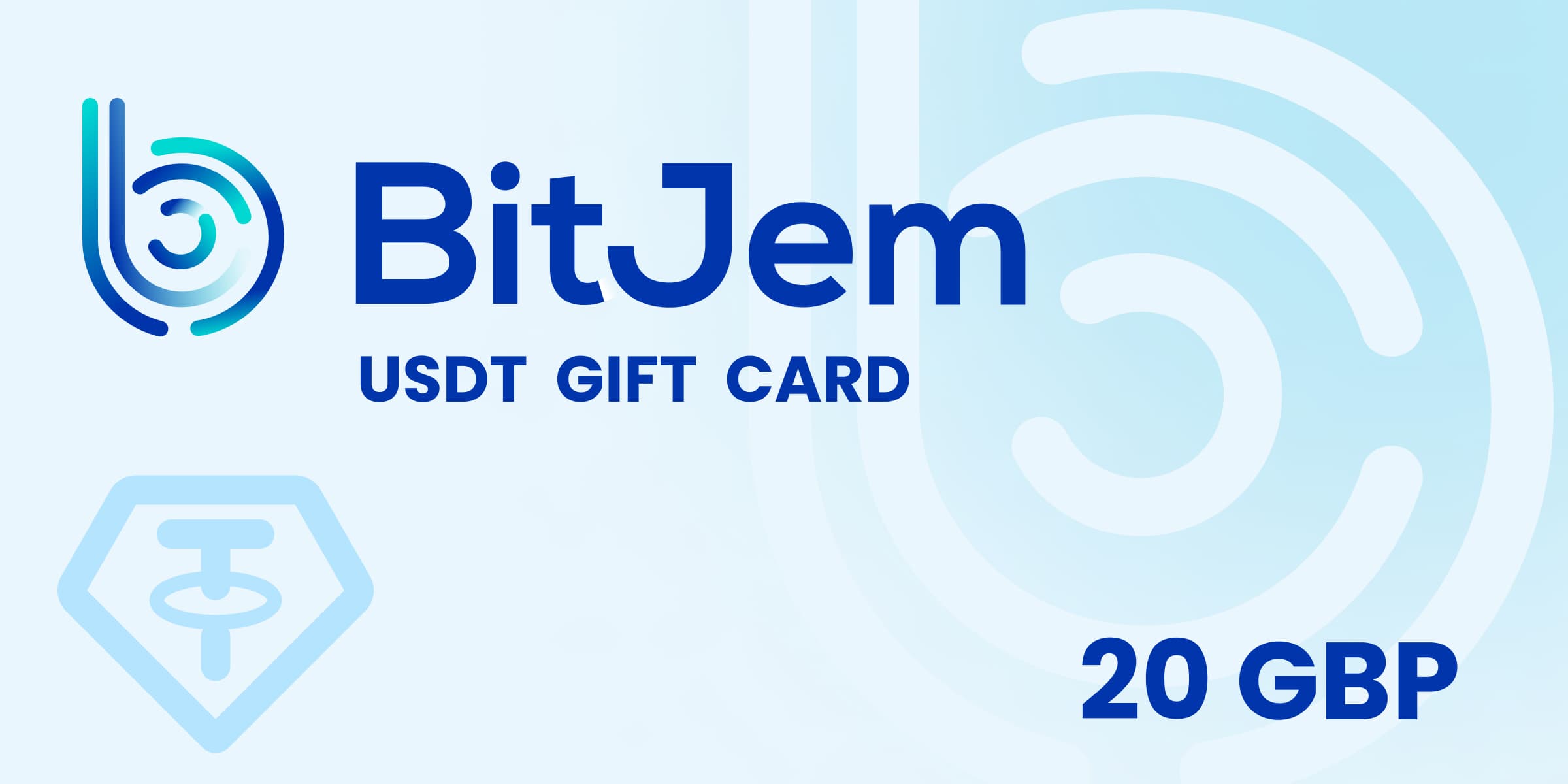 Bitjem USDT Gift Card 20 GBP