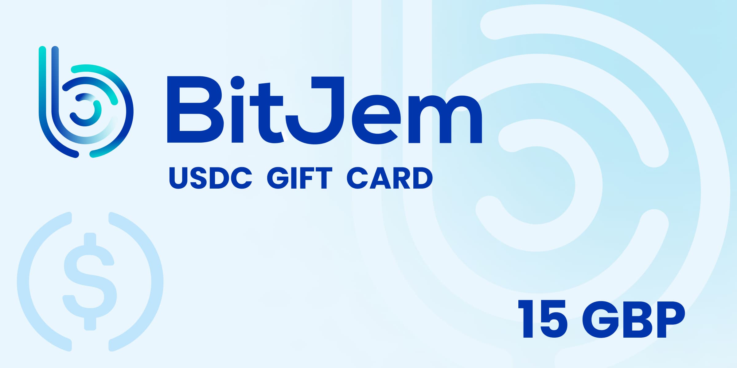 BitJem USDC Gift Card 15 GBP