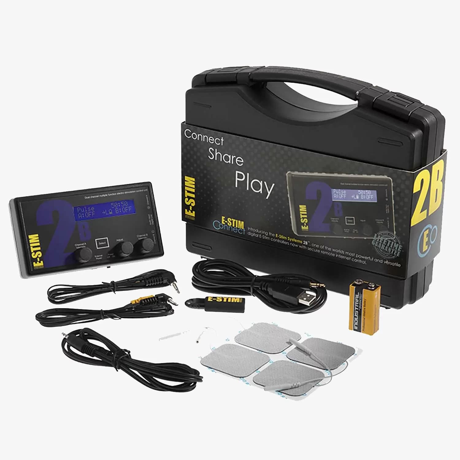 E-Stim Systems 2B Power Box - 17 Modes - ProPack/PSU/PC Link - Lifetime Warranty