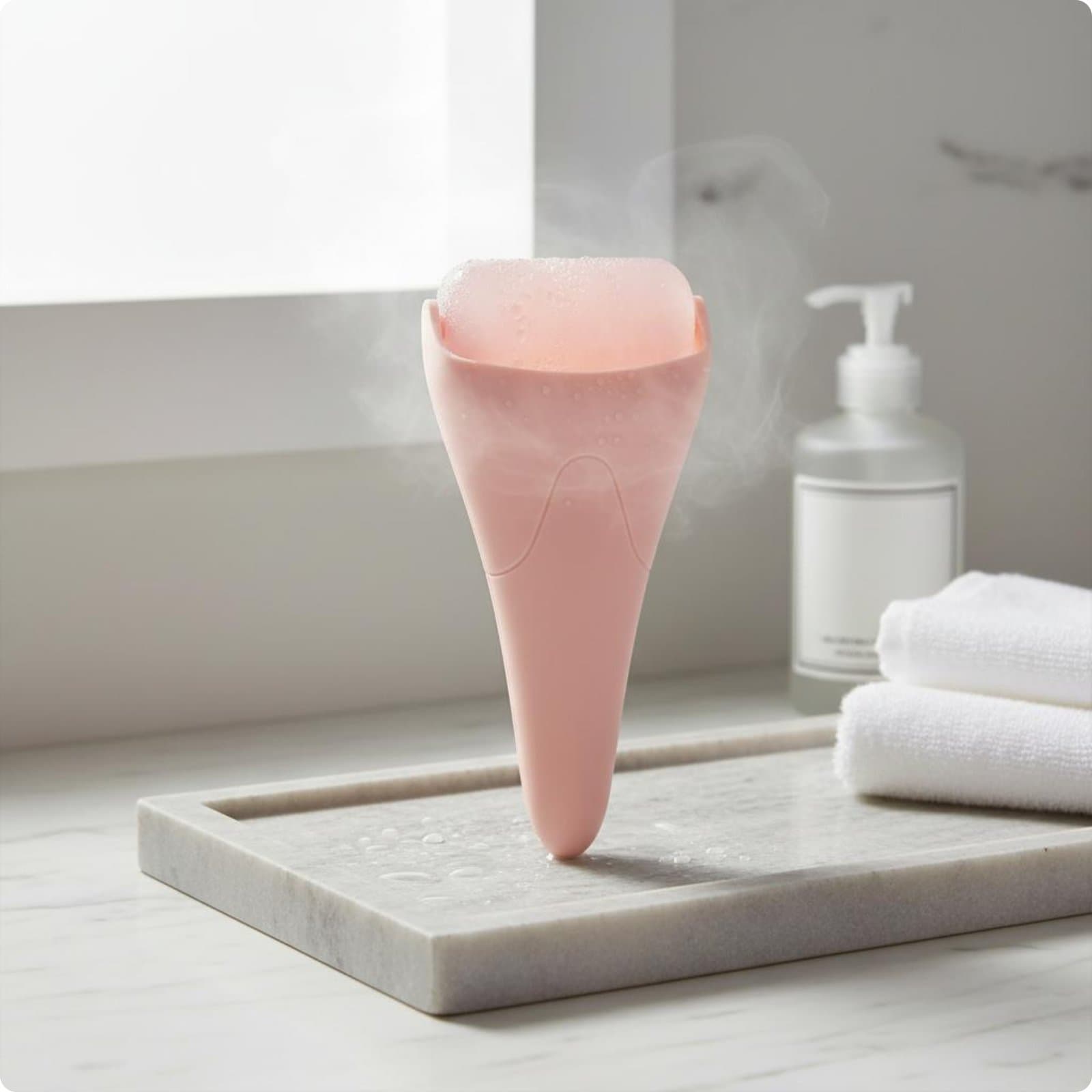 Ice Roller Reduces Puffiness Cold Treatment Massager At-Home Spa