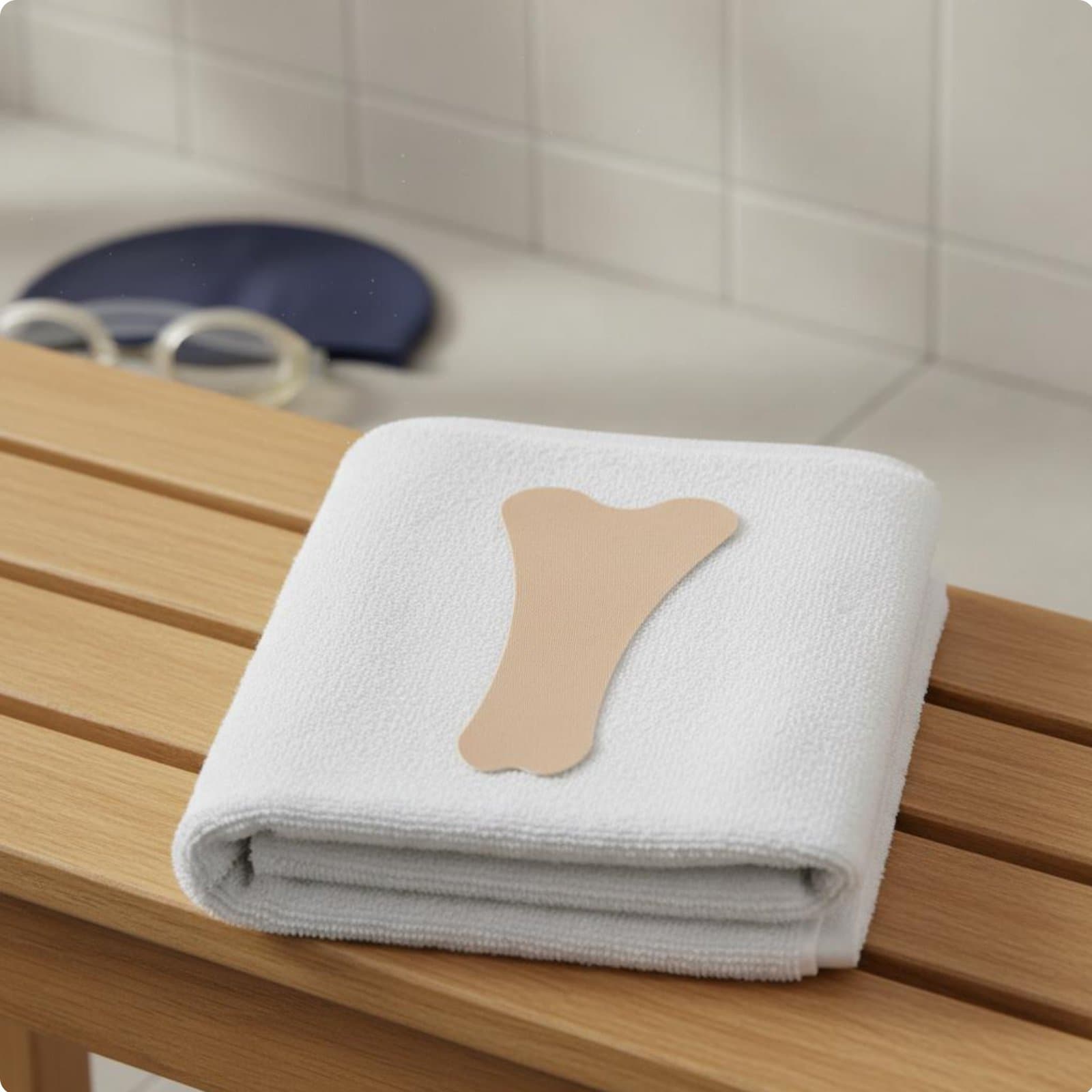 Y-Shaped Swimming Sticker Seamless Look Crotch Liner for Water Park