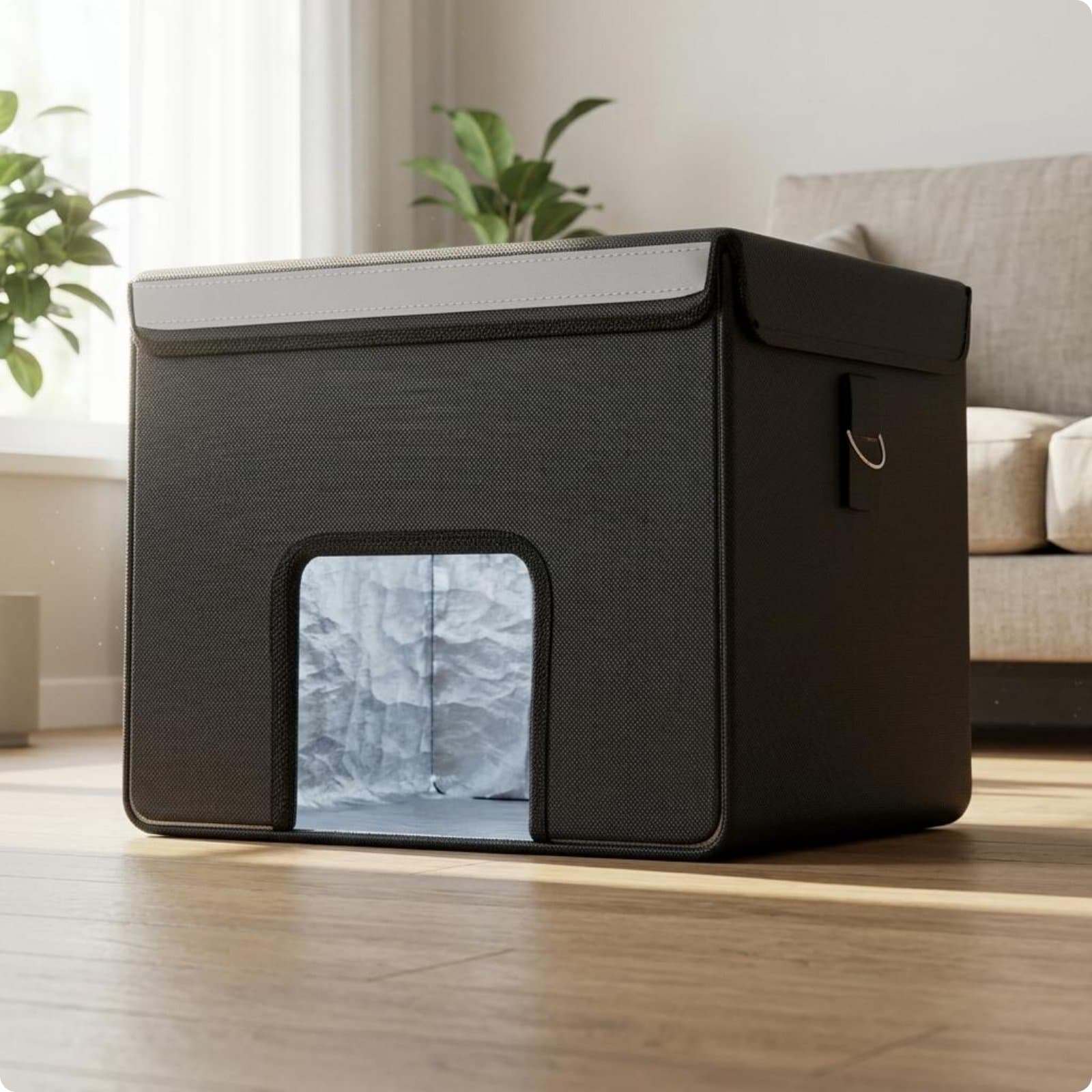 Pet Ice House Summer Use Air Conditioned Pet House Breathable for Hot Weather