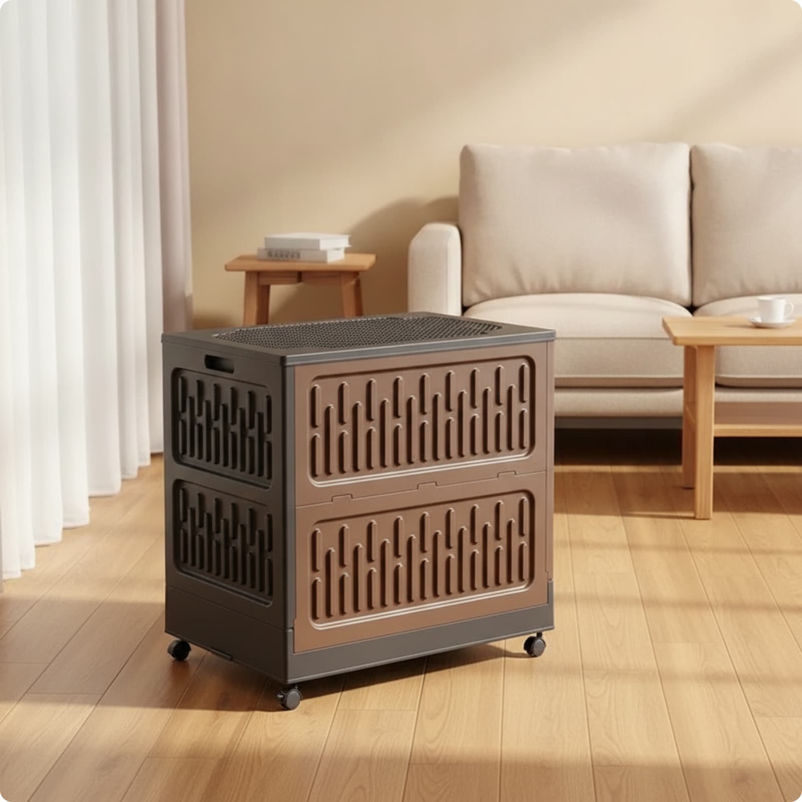 Storage Bins with Lid and Wheels Plastic Storage Bins with Lids for Playroom