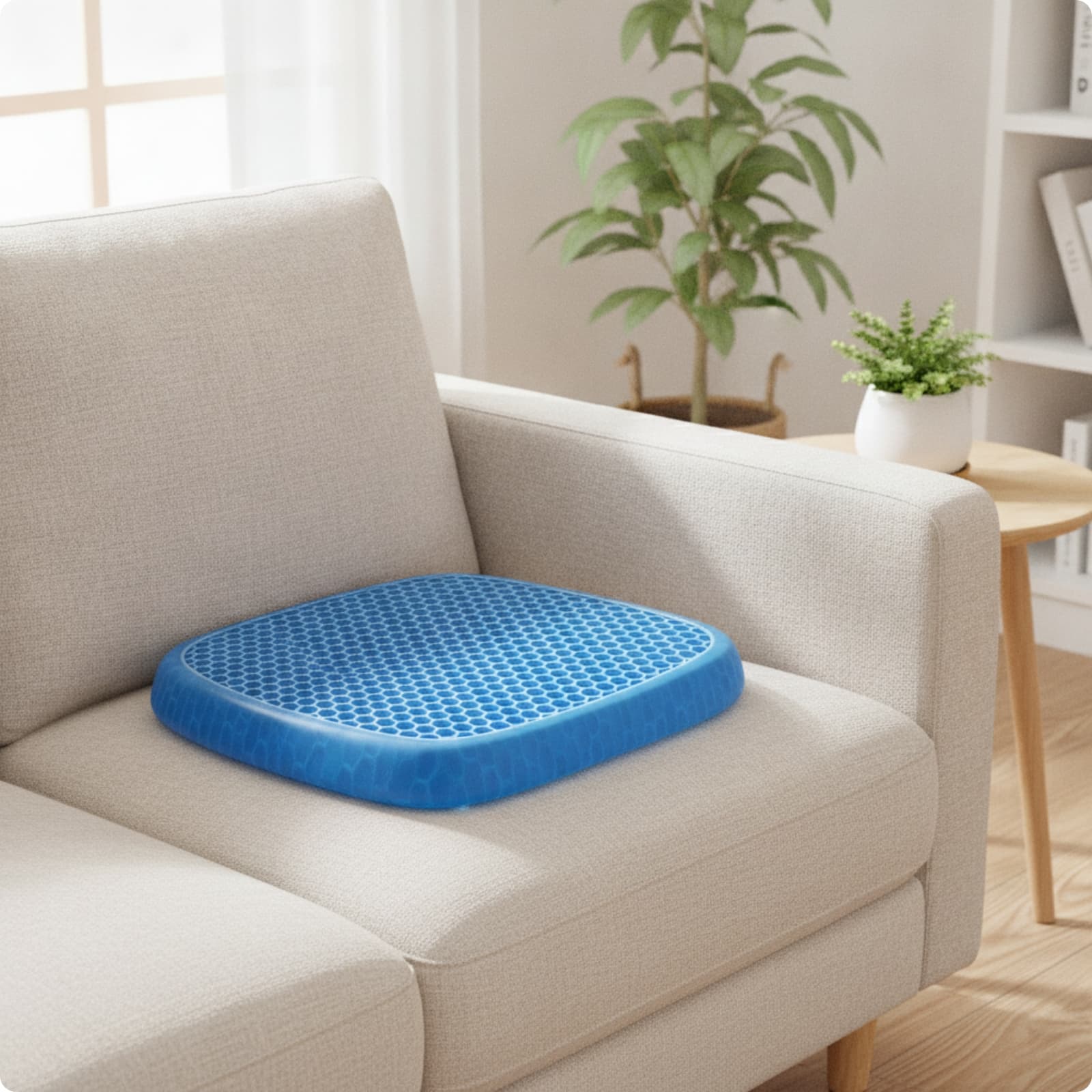 Gel Seat Cushion Comfortable Gel Cushion with Cover Thick