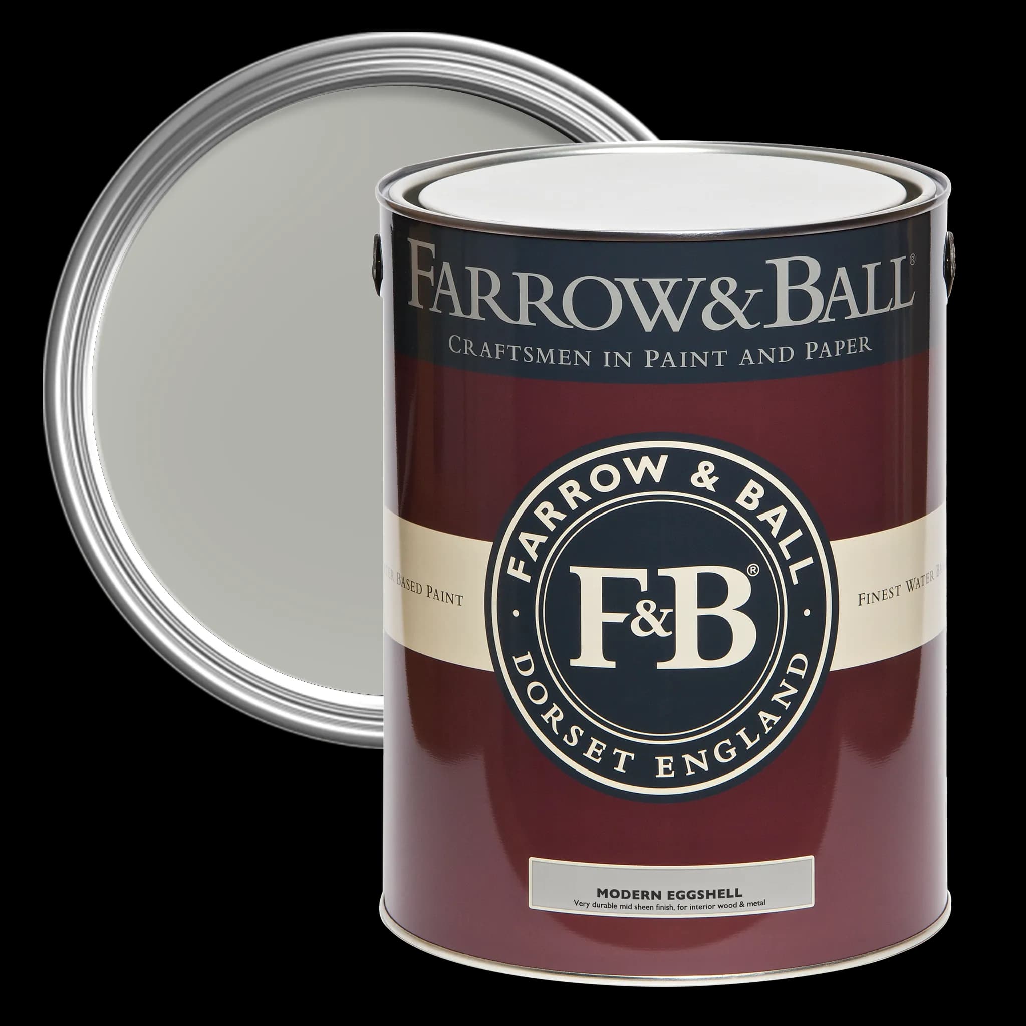 Farrow & Ball Modern Eggshell, 750ml, Lamp Room Gray No. 88