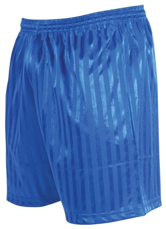 Precision Striped Continental Football Shorts Adult M 34-36\" Royal M 34-36\" Roya
