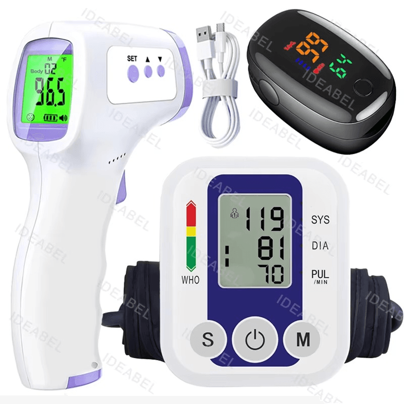 Tensiometer Heart Rate Pulse Meter BP Monitor Healthy Digital Arm Blood Pressure