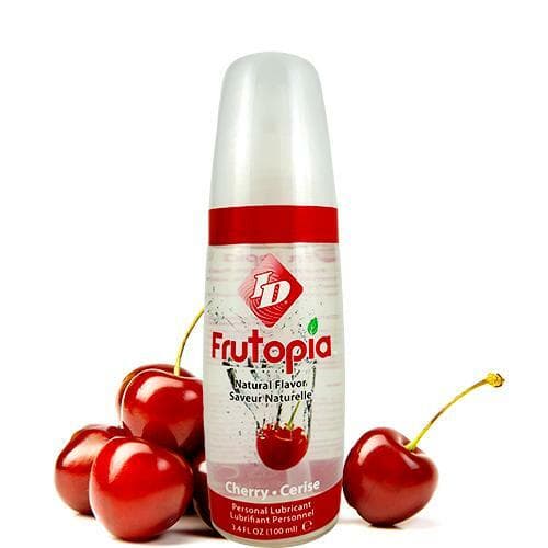 ID Frutopia Cherry Flavour Lubricant Water Based Oral Sex Toy Lube 100ml Pump