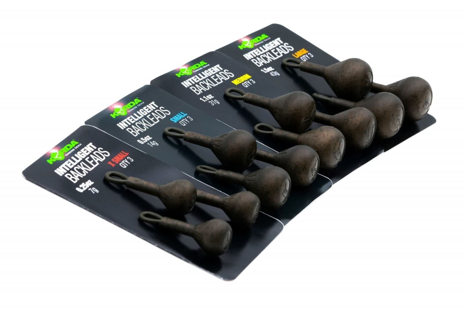 Korda Intelligent Back Leads Small - 0.5oz / 14g
